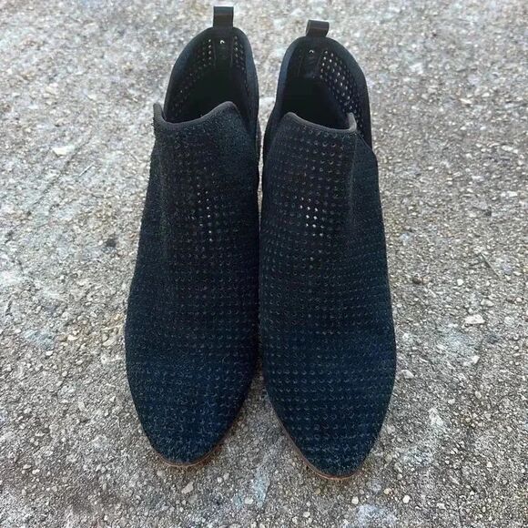 Sam Edelman Rio Suede Perforated Booties - Picture 4 of 11